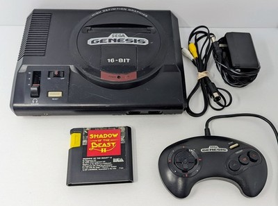 Sega Genesis Model 1 Console Bundle w 1 Game - High Definition Graphics - Tested