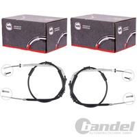 2X A.B.S. Handbremsseile Hinten Passend FüR Fiat 500L Trommelbremse Links+Rechts