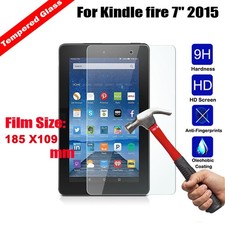 Amazon Kindle Fire HD 8.0 2016 Fire 7 Clear Tempered Glass Screen Protector Film