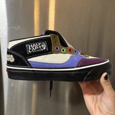 VANS Brain Dead x OG Half Cab LX Multi-Color Shoes VN0A3DP6ASR Women Size 7