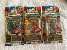 Toybiz Marvel Legends Showdown Doc Ock  Human Torch  Juggernaut 3.75    Figures