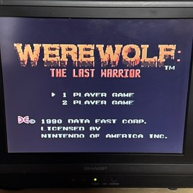 Werewolf the Last Warrior (Nintendo NES 1990) - Authentic Cartridge Tested