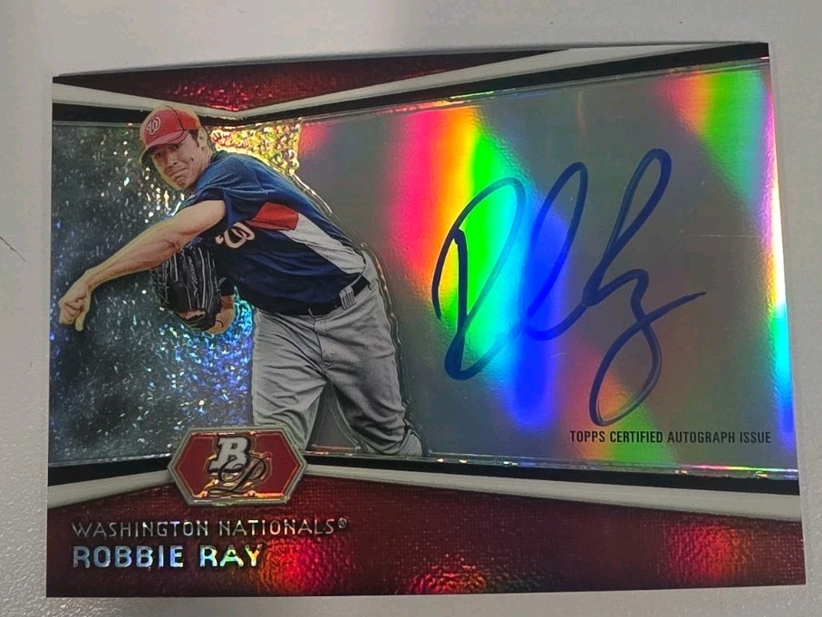 2012 Bowman Platinum Robbie Ray #AP-RR  Auto 
