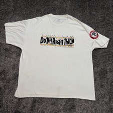 Vintage Do The Right Thing T Shirt Spike Lee Joint Movie Arm Patch 3XL Rare