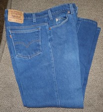 Vintage Levi Strauss 517 Jeans Men's Size 42x30 Blue Denim Orange Tab EUC