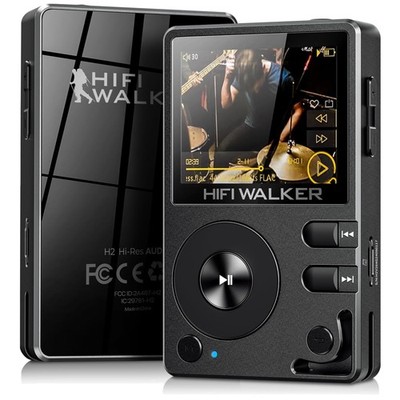 H2 Hi Res Portable Music Player, Bluetooth 5.2, 64GB SD Card;