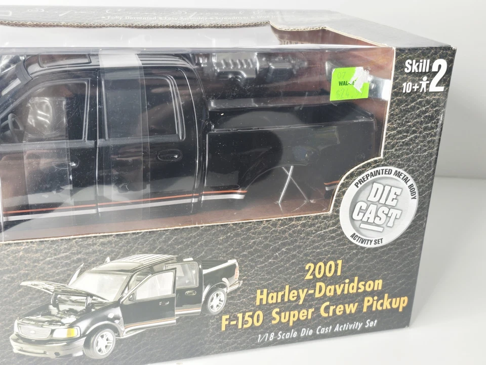 Ertl American Muscle - Body Shop - 2001 Harley Davidson F-150 Super Crew - 1:18 - Изображение 4 из 4