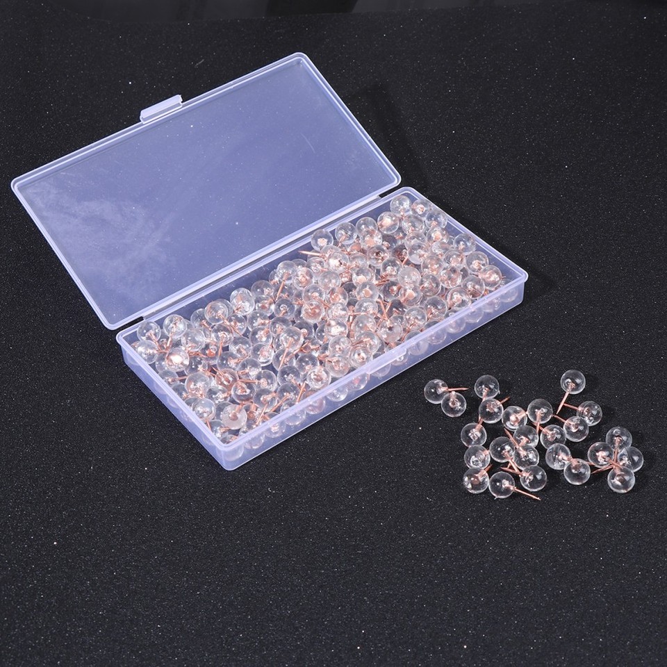 200Pcs Home Office Pushpins Yellow Map Tacks for Calendars and Lists ...