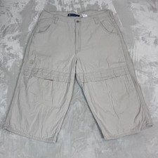 Pantalones Cortos De Colección Levis L2 Para Hombre 38 Beige Largo Sueltos Sueltos Y2K Patinador Grunge