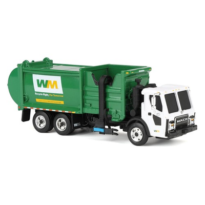 #ad 1 87 Mack LR Waste Management Refuse Truck McNeilus ZR Side Loader 80 0355D $42.75