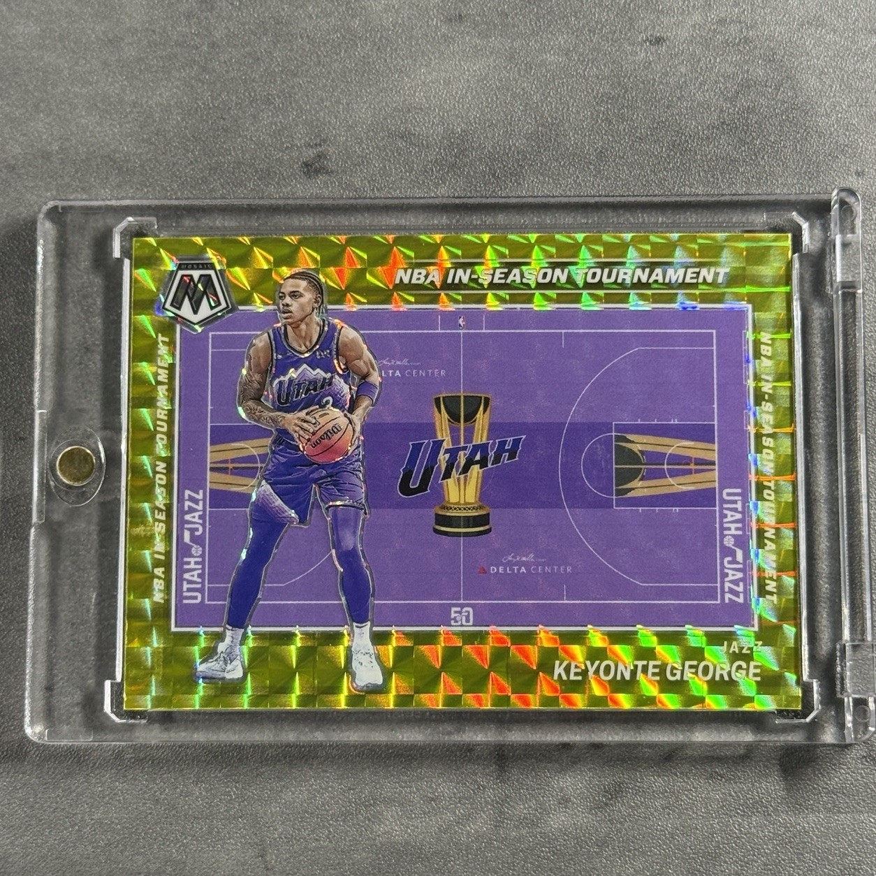 2023-24 Panini Mosaic NBA In-Season Tournament Keyonte George #20 Rookie RC