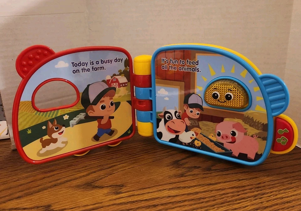 VTech 2016 FARM FUN Storybook Read Along Electronic Baby Toddler Toy - Image 3 of 4