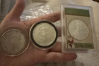 U.S. Mint American Silver Eagle 1 oz Silver Coins 1995, 2000, & 2003