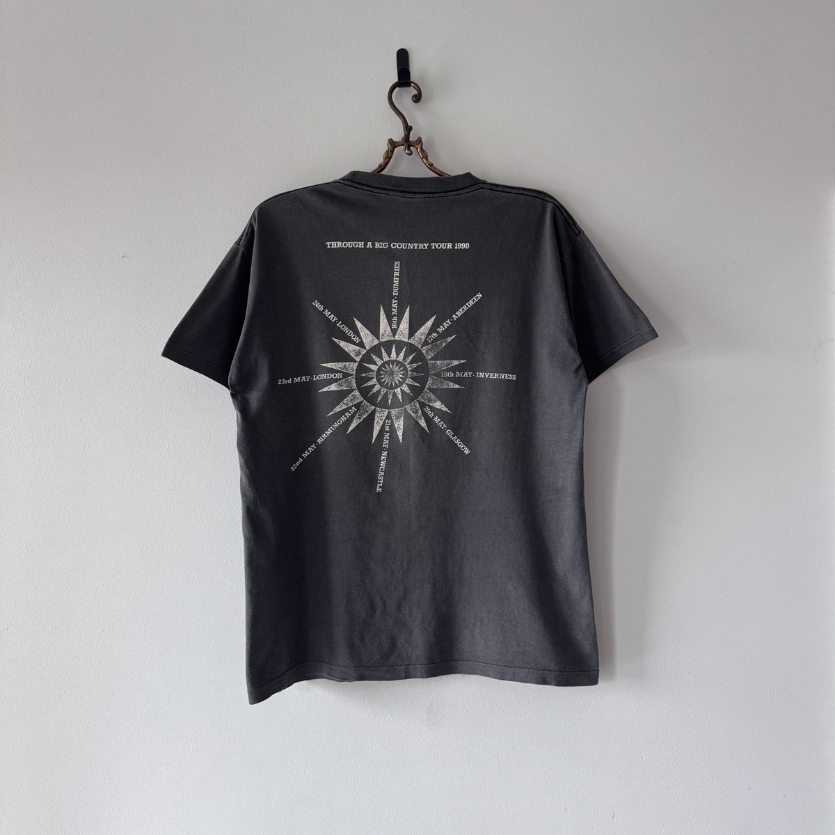 Rare Big Country Vintage 1989 Tour Band T-Shirt Single Stitch Mens
