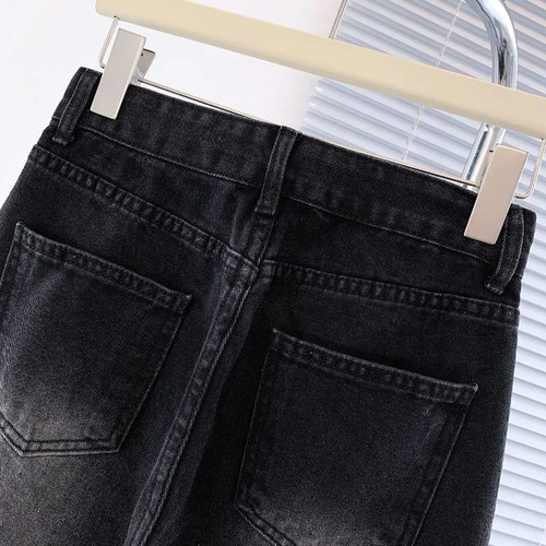 Winter Lady Thermal Plush High Waist Jeans Girls Snow Warm Fleece Denim Pants Fe - Picture 6 of 10