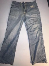 Levi's 516 Jeans Mens 32x30 Blue Streetwear Comfortable Slim Fit Straight Leg