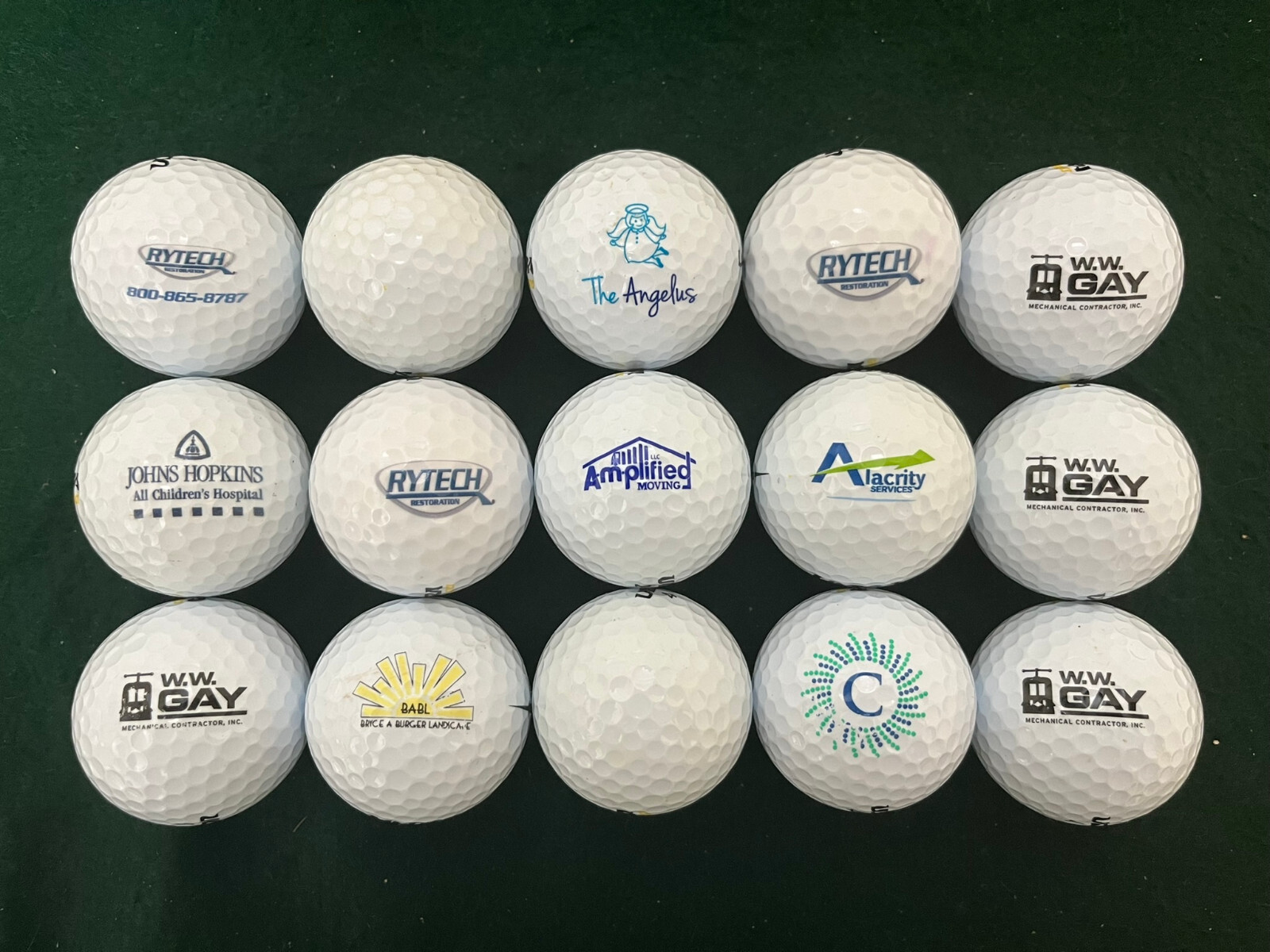 15 WILSON ULTRA 500 GOLF BALLS - MINT/NEAR MINT - SAME BALLS SHOWN IN PHOTOS