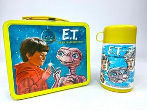 vintage metal lunch boxes with thermos