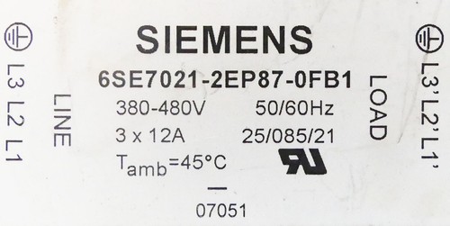 SIEMENS Simovert 6SE7021-2EP87-0FB1 Masterdrive -gebraucht- - Picture 4 of 4