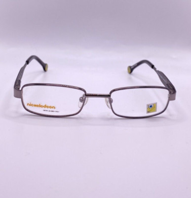Nickelodeon Sponge Bob SquarePants OB14 Gunmetal Kids Eyeglasses Frame 44-17-125