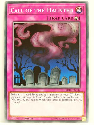 Yugioh - 2x #037 Call of the Haunted - SDPL - Powercode Link Structure Deck