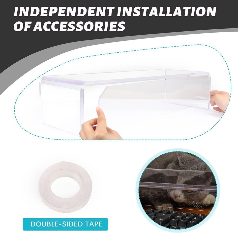 Acrylic Monitor Stand Riser Crystal Clear Riser, 21 inch large eBay