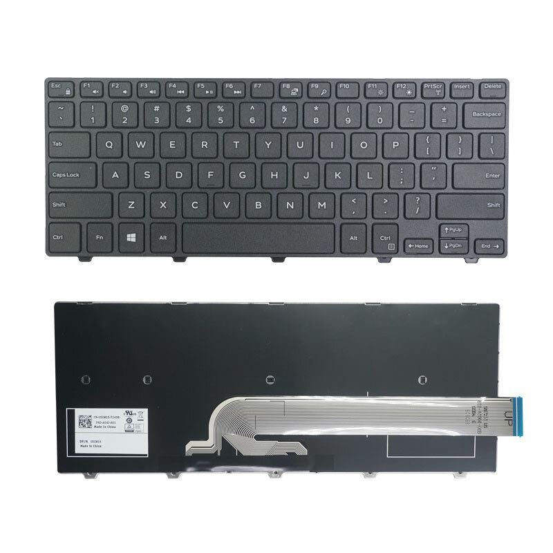 US Black Keyboard for Dell Inspiron 14 3459 3462 3465 3467 3468
