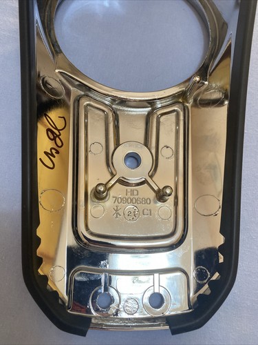 dash cover Harley Davidson Fat Boy cromato per modelli dal 2018 in poi + placca - Foto 8 di 10