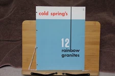 Cold Spring Granite Company Minnesota Catalog 12 pg 1952 Great Color examples