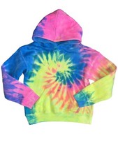 Dreamsicle Girls Neon Tie Dye Hoodie Pullover Hoodie With Pocket S 6-6x 