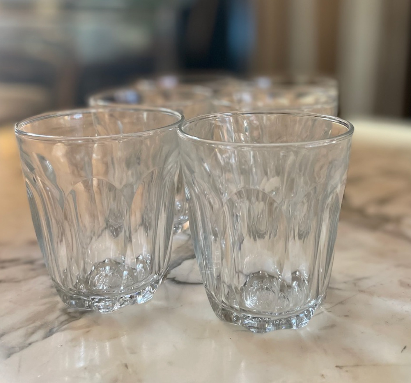 DURALEX PROVENCE  TUMBLER GLASSES SET OF 6 BREAK RESISTANT GLASS 6.75 OZ NEW NIB