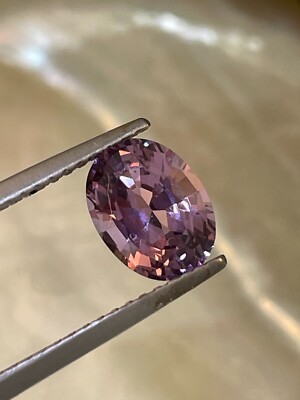1.53ct AAA Loose Purple-Pink Oval Natural Spinel Gemstone
