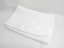 White Baby Blanket White Acrylic Thermal Waffle Weave Vintage