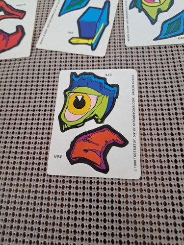 Vintage Tootsie Toy Pumpkin Face Stickers Halloween Decoration 18 Of 24 - Picture 8 of 9