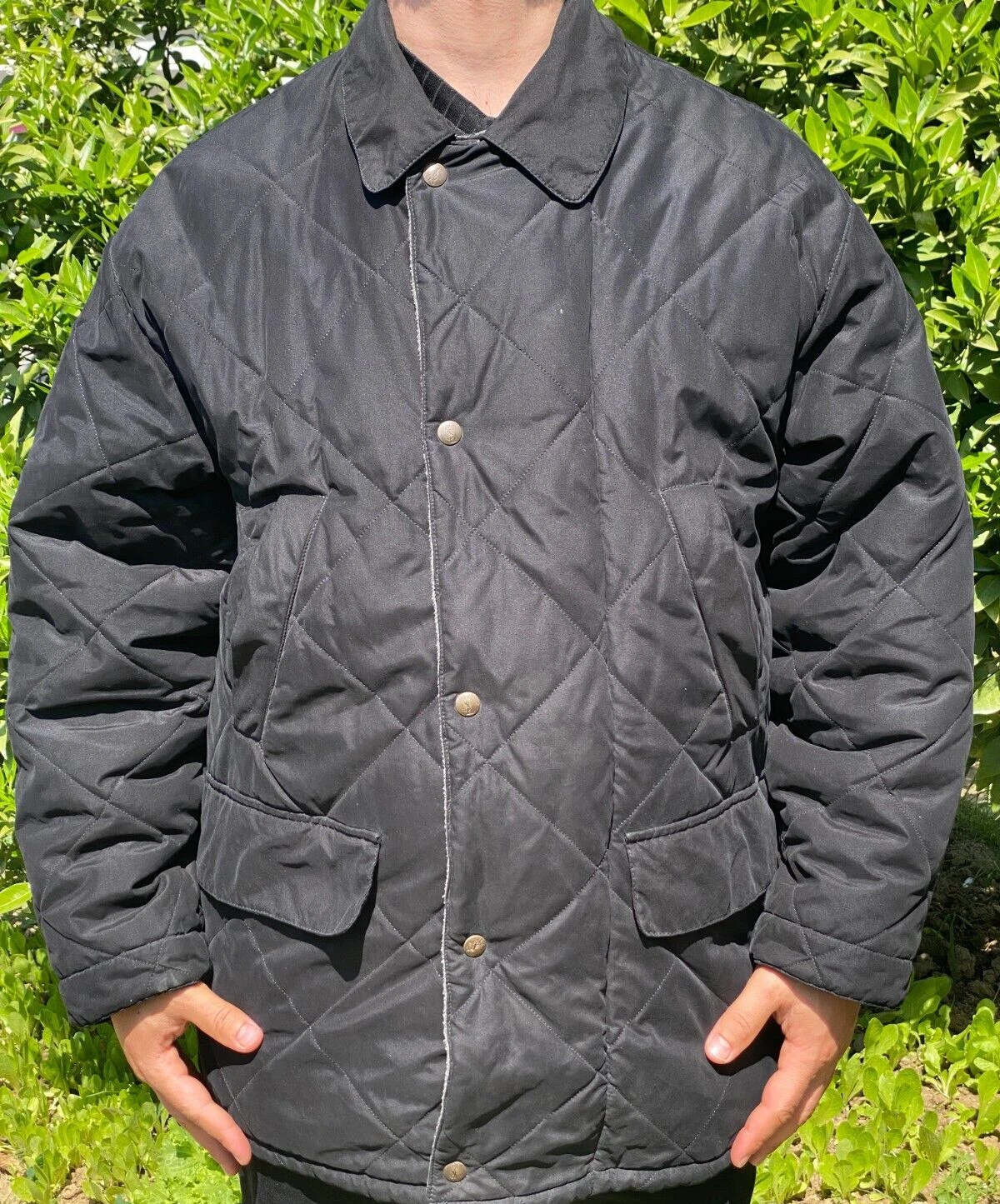 SAINT LAURENT (YSL) Giacca trench abbigliamento sportivo Ysl Yves Saint Laurent archivio vintage 1989 taglia L 52