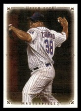 2008 Upper Deck Masterpieces #20 Carlos Zambrano Card Chicago Cubs