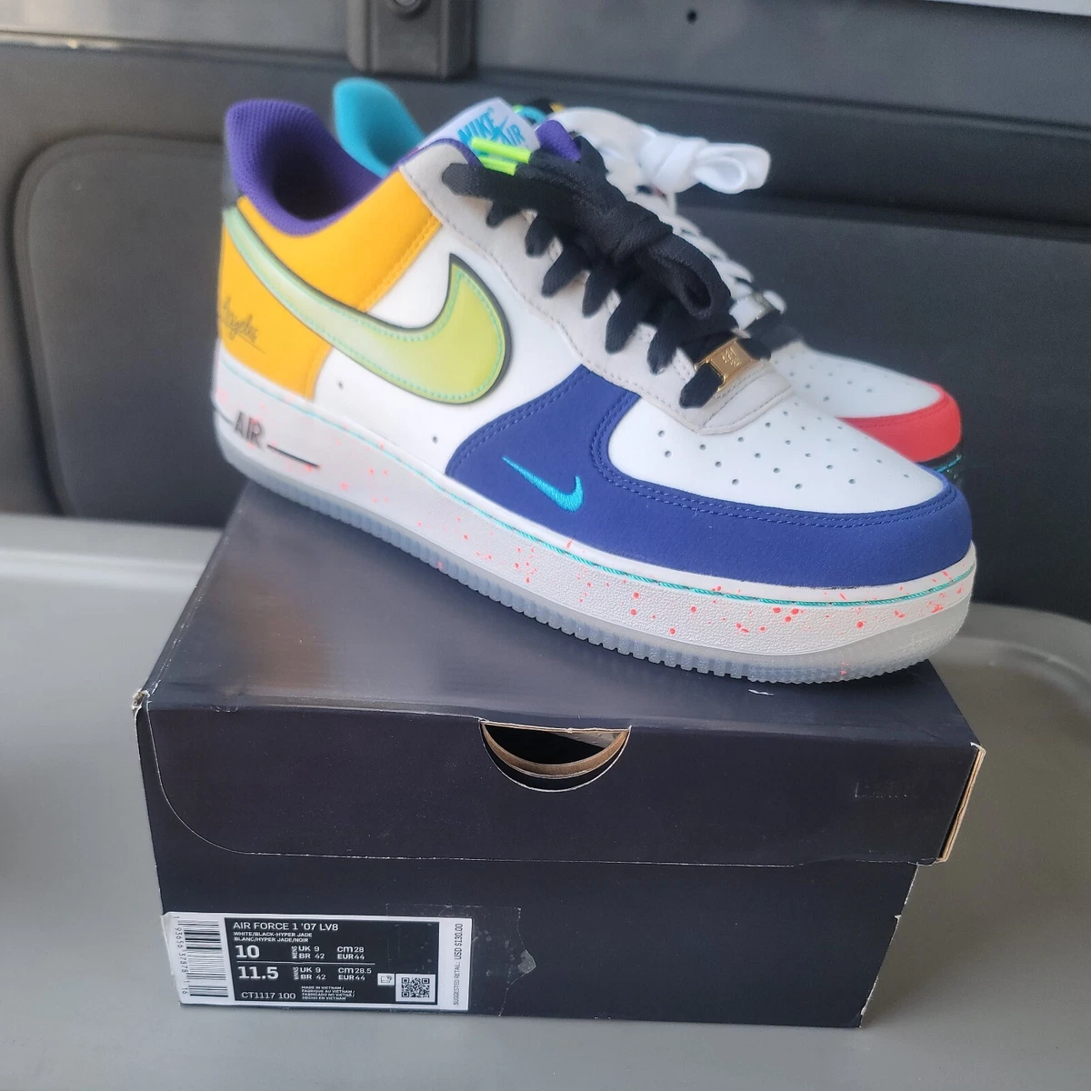 NIKE AIR FORCE 1 Low What The LA CT1117-100 Size 9.5 $370.00 - PicClick