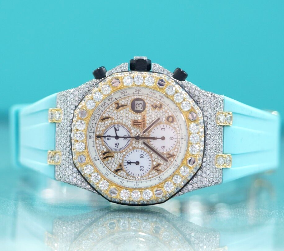 Audemars Piguet 42mm Royal Oak Offshore Bustdown Pavee Set