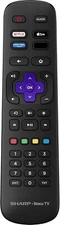 Original Sharp Roku TV Remote Control Netflix/Disney+/Apple TV+ / Waipu.TV