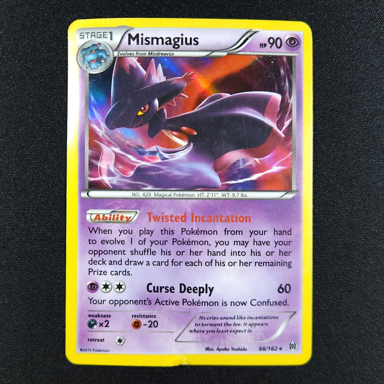 Mismagius 66/162 Holo - Breakthrough - Pokemon Card