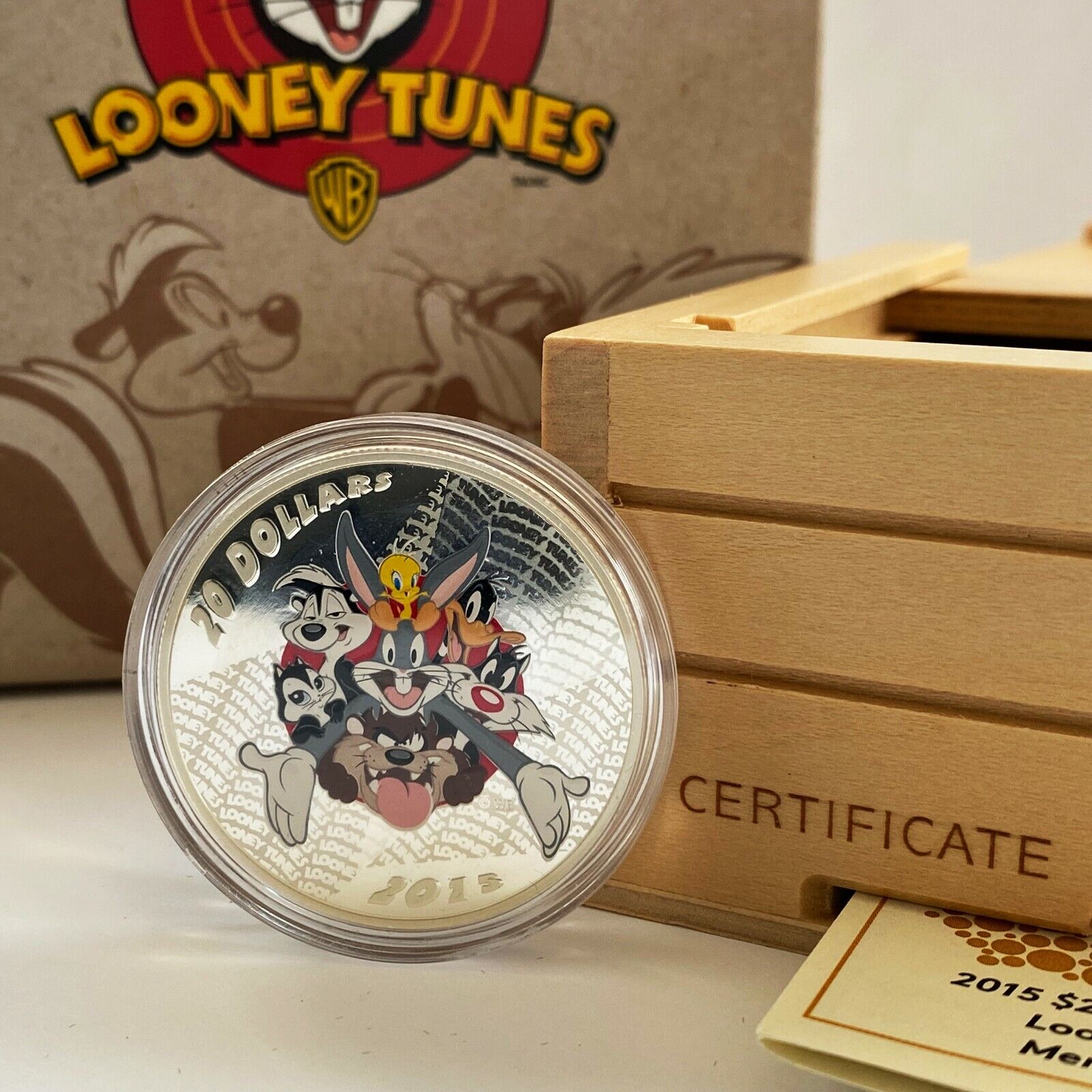2015 $20 Fine Silver Coin - Looney Tunes™: Merrie Melodies #144947