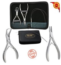 HUMAN HAIR EXTENSIONS TOOL KIT PLIERS MICRO RINGS PIN LOOP NEEDLE TUBE WIRE