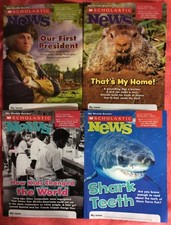 4 SCHOLASTIC READER FEBRUARY 2017 WASHINGTON GROUNDHOG SEGREGATION SHARKS GR 1