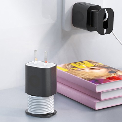2in1 iPhone Silicone Charger Case Portable Dustproof Non-slip Data Cable Winder - Picture 12 of 13