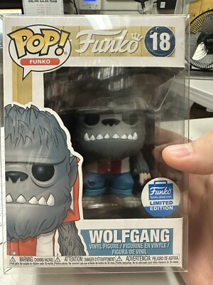 Funko Pop Fantastik Plastik Wolfgang 18 Funko Shop Limited Exclusive +Protector