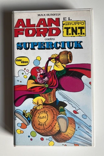 VHS ALAN FORD E IL GRUPPO TNT CONTRO SUPERCIUK MAX BUNKER MAX VIDEO