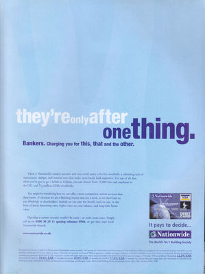 Bundesweite Zeitschriftenanzeige ''Only After One Thing'' 1999 #4097