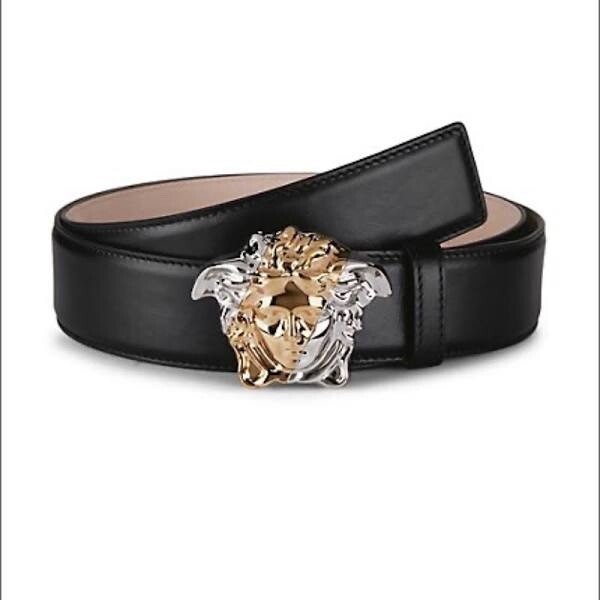 【関税＆送料込み】Versace 'Medusa' Belt VERSACE || Medusa Head leather belt – FASHION MYST