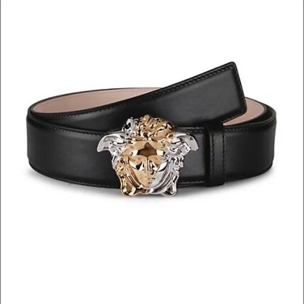 Versace La Medusa Belt - Woman Belts Black L for Women