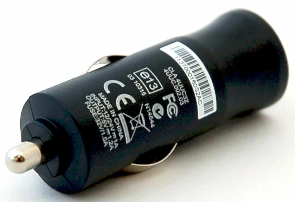 LOTE de 475x TomTom Cargador de Coche USB Universal 6w Adaptador Negro 1.2a iPhone Galaxy Foto 2 de 4